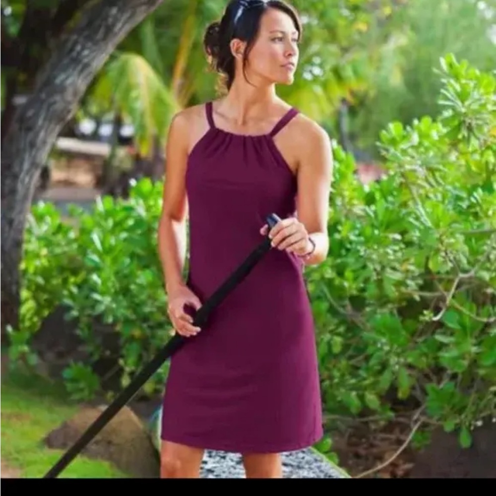 Athleta Raspberry Kokomo Dress Size Medium